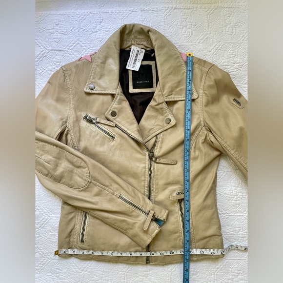 Mauritius Christy Star leather jacket in Rainbow - Picture 4 of 8